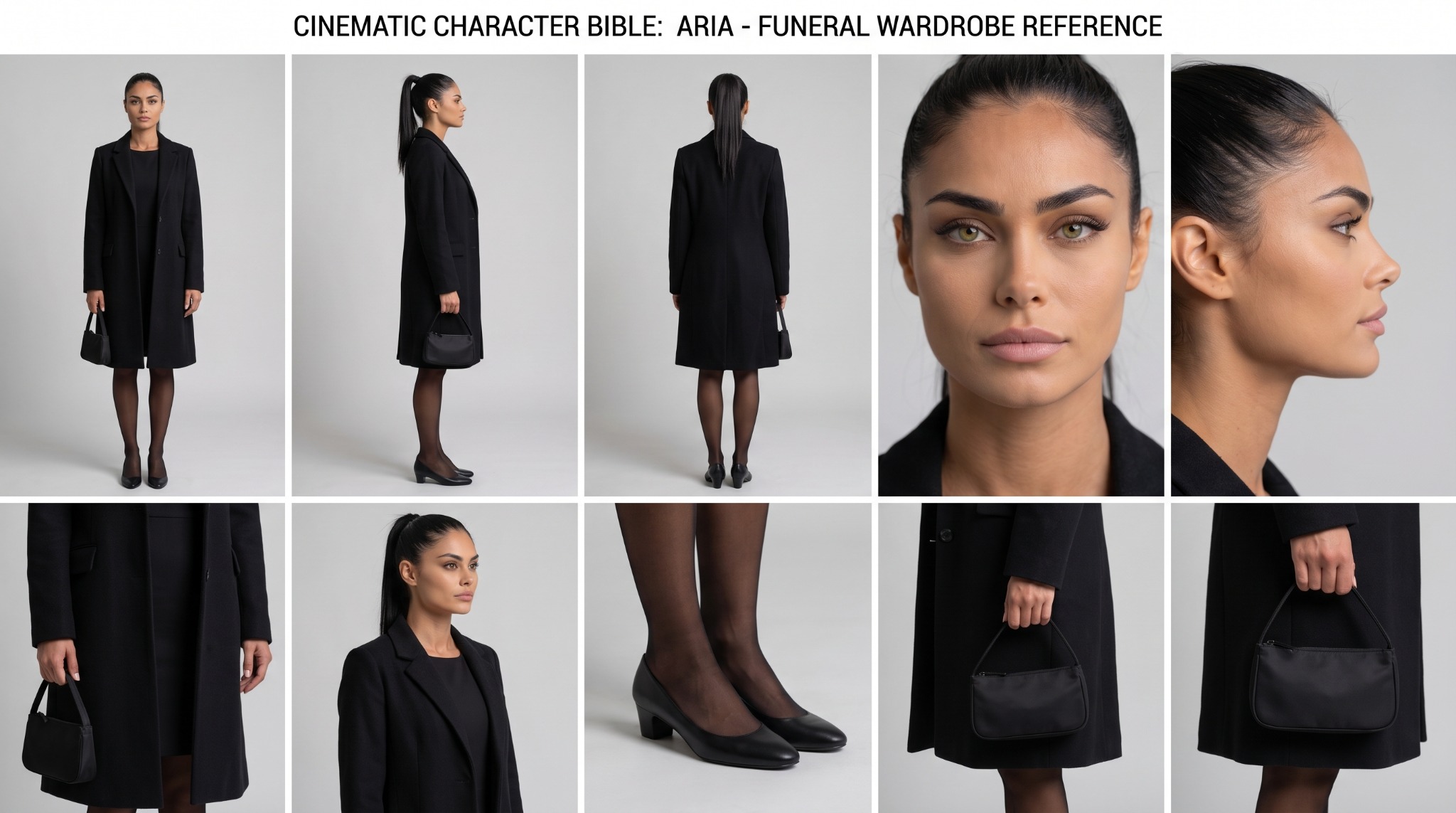 Biblia visual de Aria para el funeral